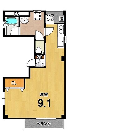 出町柳ビルの物件間取画像